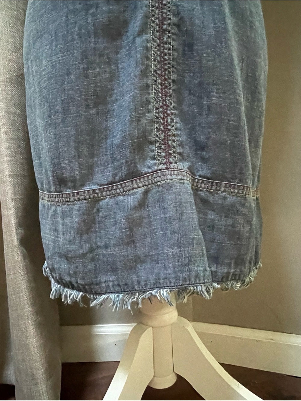 Hot Style Denim Dress Trina Turk Mini Dress - Picture 4 of 11